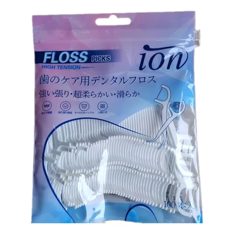 Tăm chỉ nhựa hiệu K189 FLOSS PICK( 100 Chiếc / Gói )