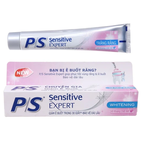 Kem đánh răng PS chuyên gia giảm ê buốt trắng răng 100g 
