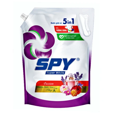Nước giặt Spy  Super White túi đỏ Passion  3.6kg