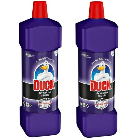 Nước tẩy nhà tắm Duck siêu tẩy bộ đôi 900ml