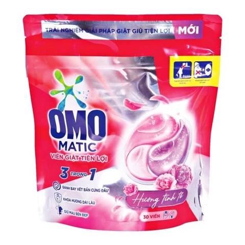 Viên giặt  OMO 3 in1 Hương Tinh Tế  315g