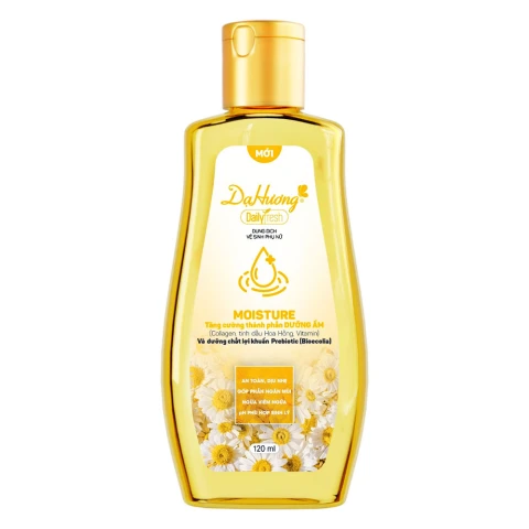Dung dịch vệ sinh Dạ hương Daily Fresh Moisture vàng  120ml