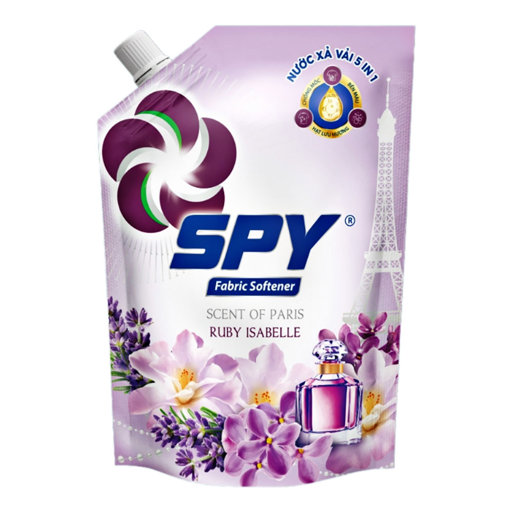 Nước xả vải Spy quyến rũ 5 in1 túi  1.2L