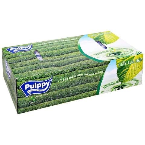 Giấy ăn Puppy hộp trà 100 tờ 