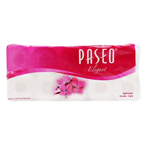 Giấy vệ sinh Paseo đỏ 3 lớp  10 cuộn