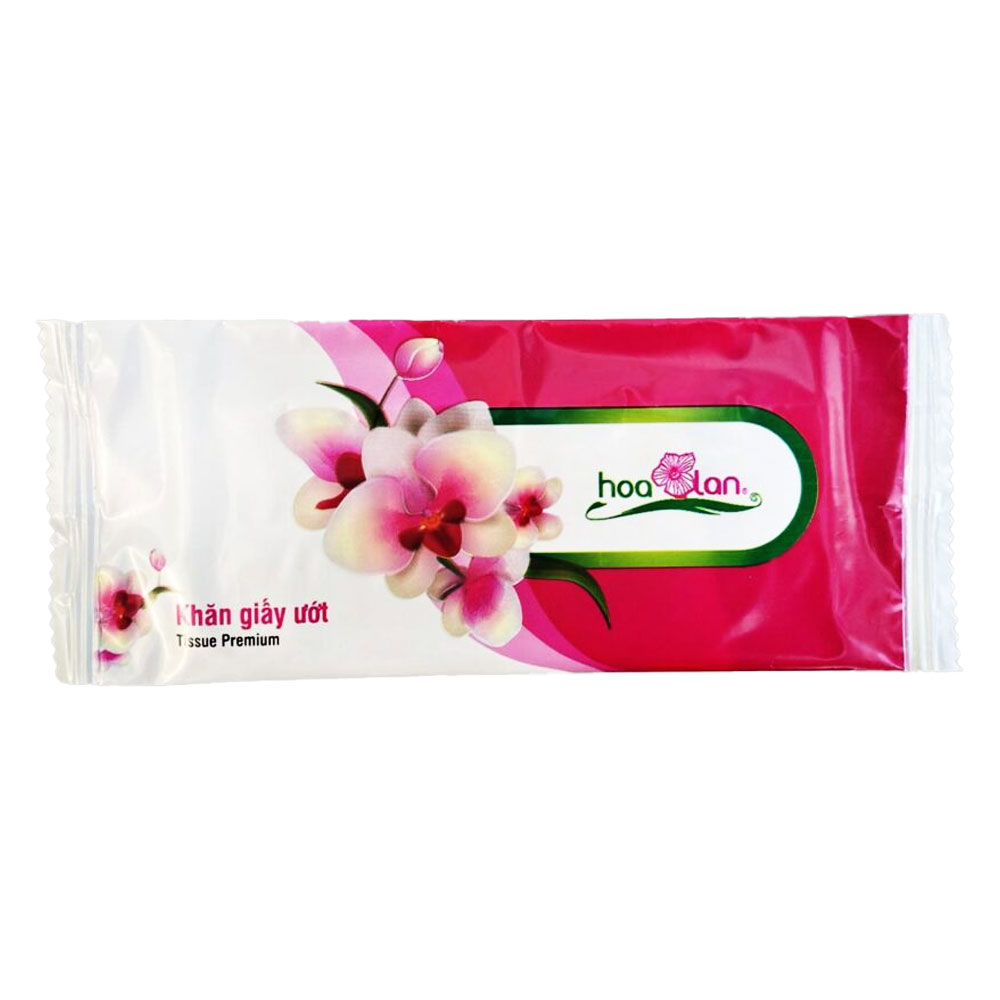 Khăn ướt  Hoa lan túi V5