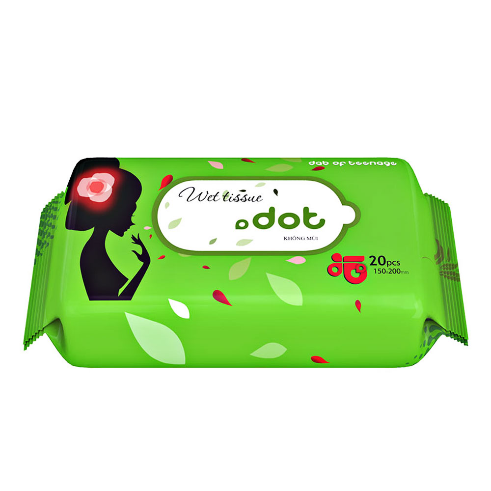 Khăn ướt  Dot  20 tờ mùi x 2+ khuyến mại