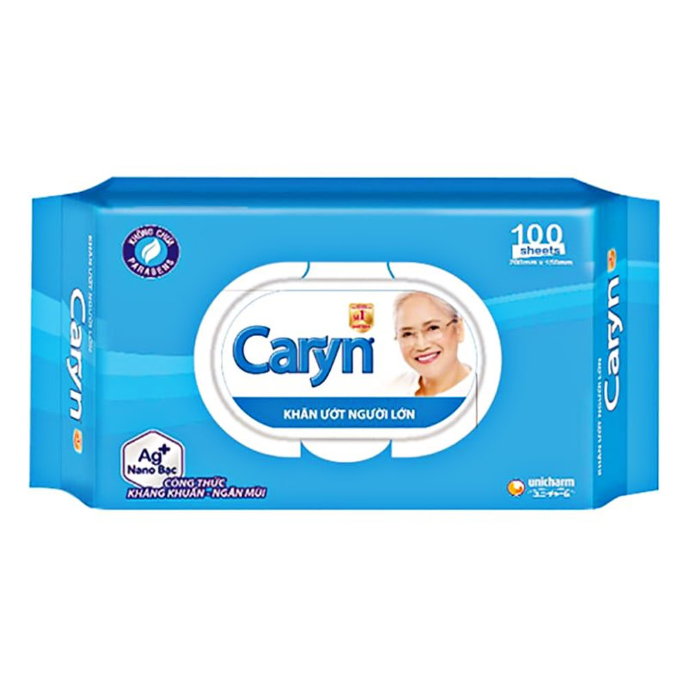 Khăn ướt  Caryn 100 tờ 