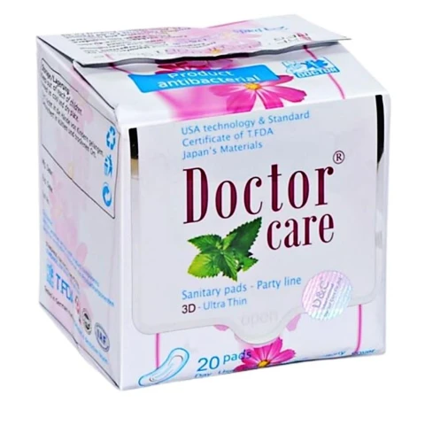 Băng vệ sinh Doctor care thảo dược hàng ngày  20 miếng