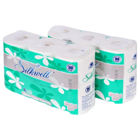 Giấy vệ sinh Silkwell Trung Thành  6 cuộn
