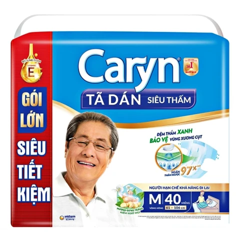 Tã dán người lớn   Caryn siêu thấm  M40