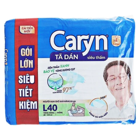 Tã dán người lớn   Caryn siêu thấm  L40