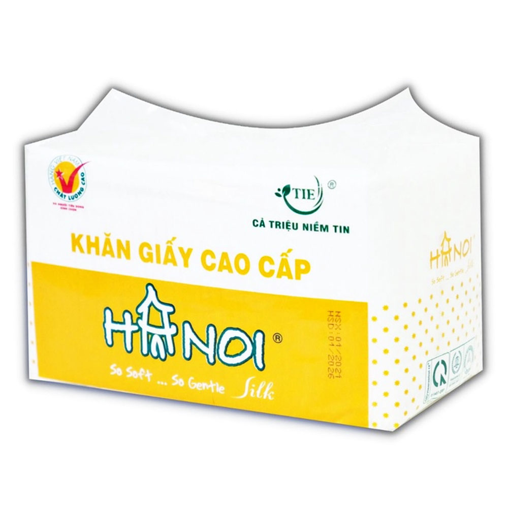 Giấy ăn 2 lớp vàng 240x240mm0.5kg
