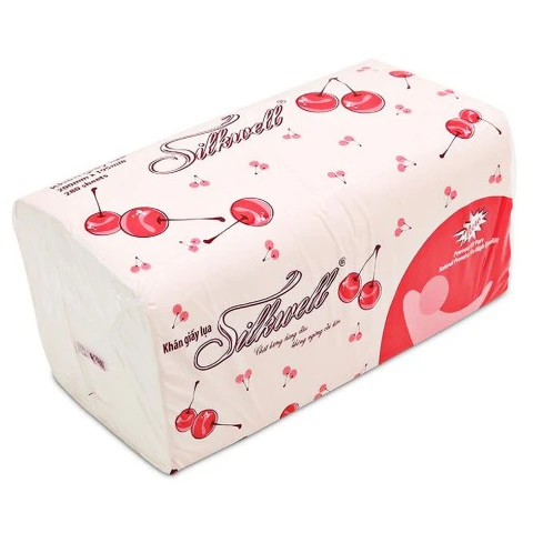 Giấy ăn Silkwell rút gói 280 tờ + khuyến mại