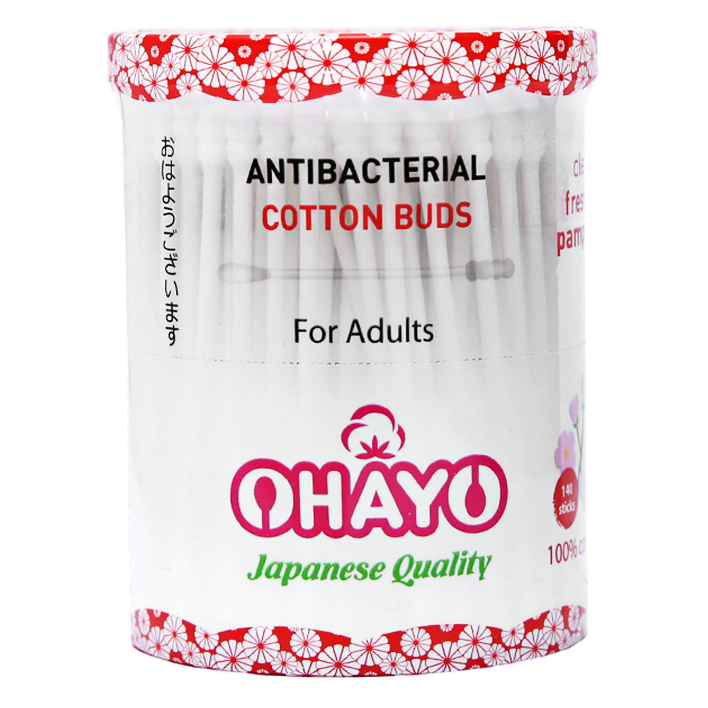 Tăm bông  Ohayo xoắn , tròn JP01 140 que
