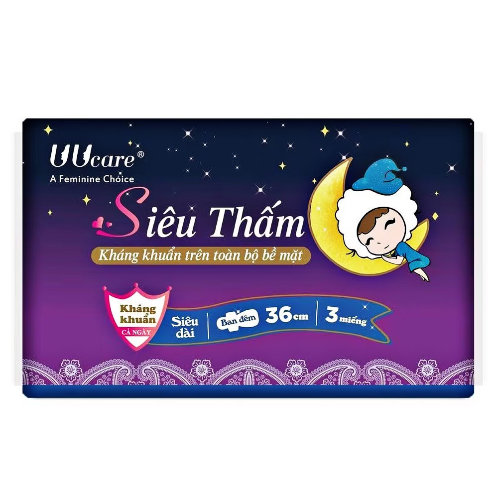 Băng vệ sinh Young Girl  ban đêm 36cm  8 miếng 