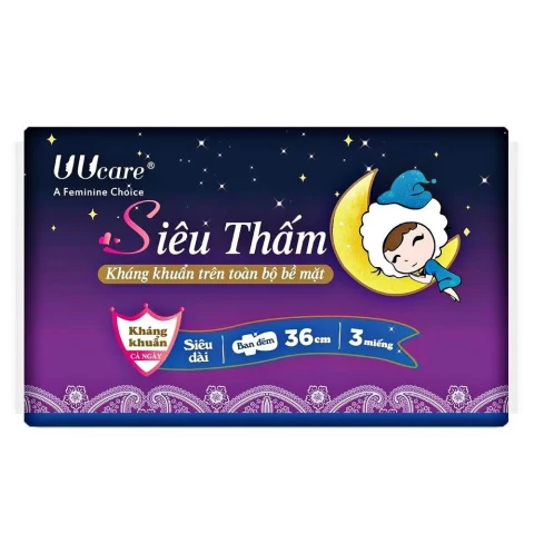 Băng vệ sinh Young Girl  ban đêm 36cm  8 miếng 