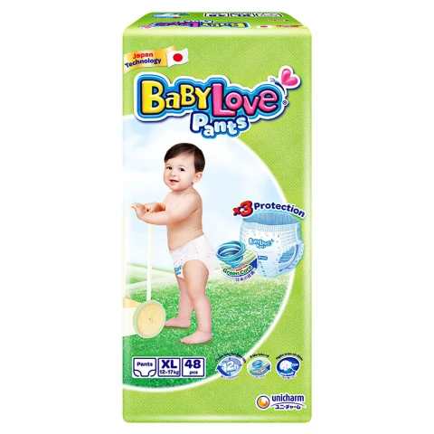 Tã bỉm quần baby love  XL 48