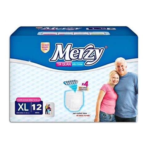  Tã quần người lớn Merzy XL12