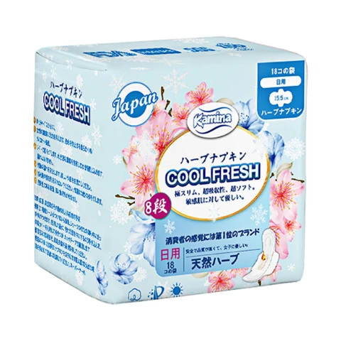 Băng vệ sinh Kamina thảo dược  Cool Fresh ban đêm 36cm  3 miếng 