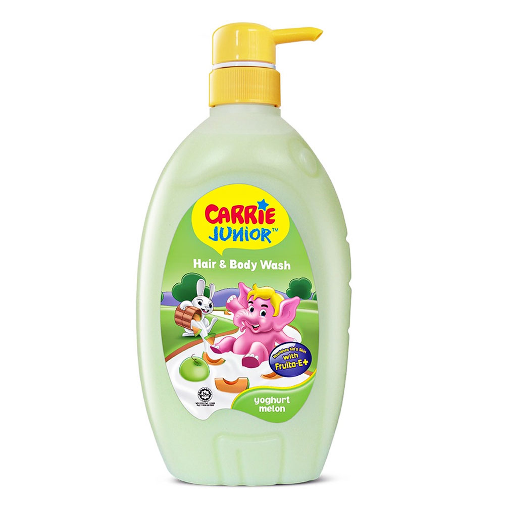 Carrie Junior tắm gội trẻ em Yoghurt Melon chai 700g/12