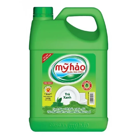 Nước rửa chén Mỹ hảo Trà xanh 3.6L
