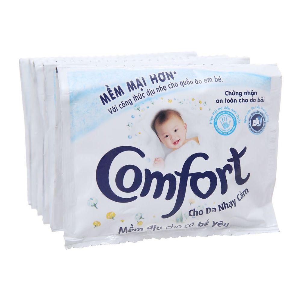 Nước xả vải trẻ em Comfort  dịu nhẹ thơm hương phấn cho da nhạy cảm  20ml