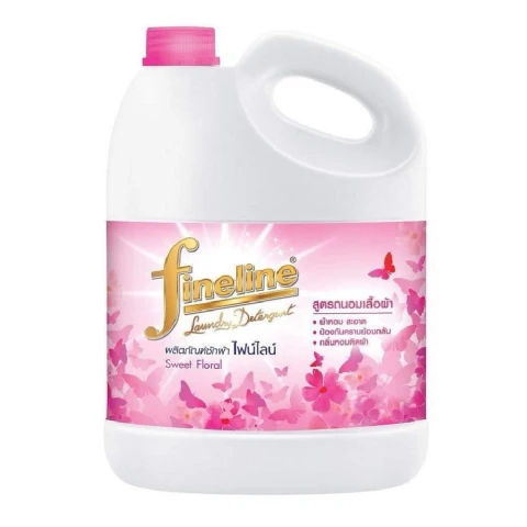 Nước giặt Fineline hương nước hoa can hồng  3L