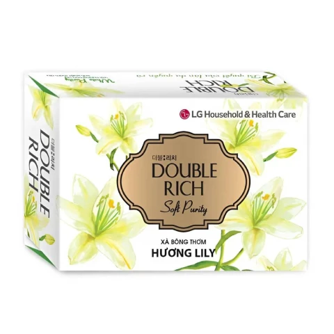 Xà bông Double rich hoa lily Iris  90g