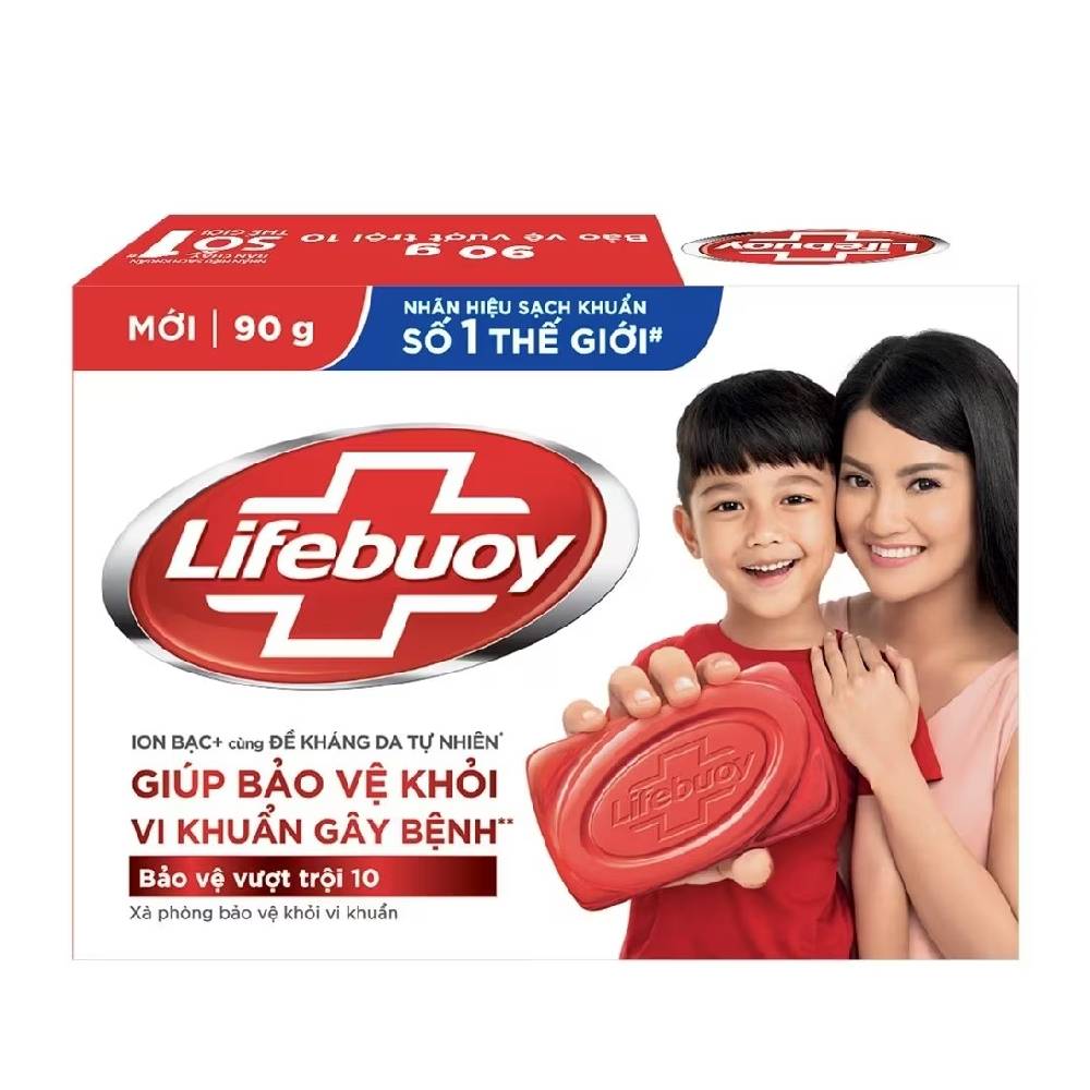 Xà bông Lifebuoy bảo vệ vượt trội  90g