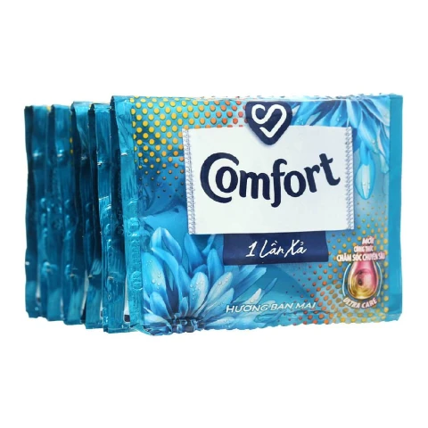 Nước xả vải Comfort 1 lần xả hương ban mai dây 10x20ml