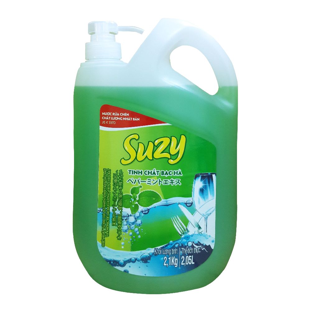 Nước rửa chén  Suzy  bạc hà 2.1kg