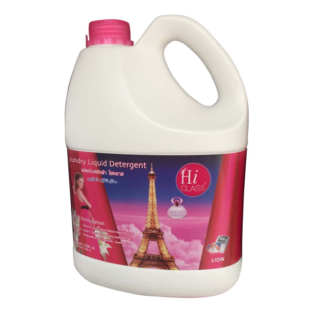 Nước giặt HiClass can màu hồng 3L/4