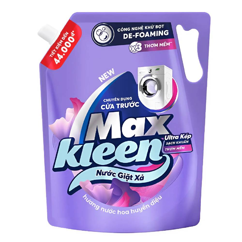 Nước giặt xả Maxkleen  túi hoa huyền diệu  3.8kg