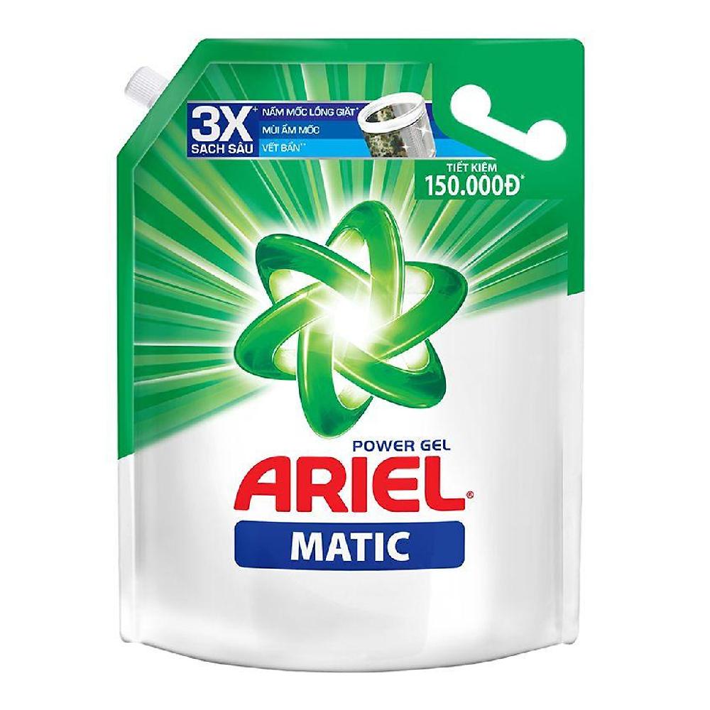 Nước giặt Ariel sạch bẩn nắng sớm túi 4.1kg/4