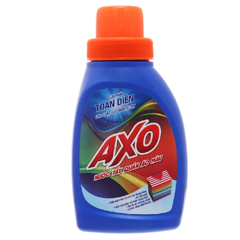 Nước tẩy quần áo màu AXO xanh dương 400ml