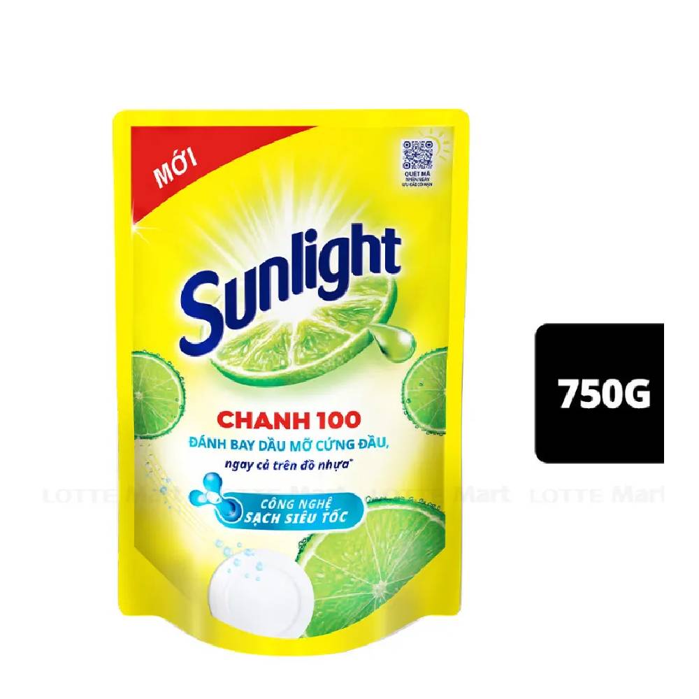 Nước rửa chén Sunlight  Chanh túi 750g 