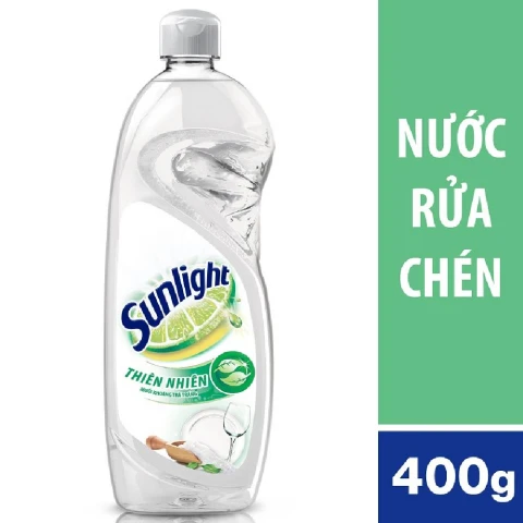 Nước rửa chén Sunlight thiên nhiên lô hội 400G