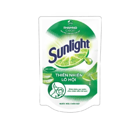 Nước rửa chén Sunlight thiên nhiên lô hội túi 720g