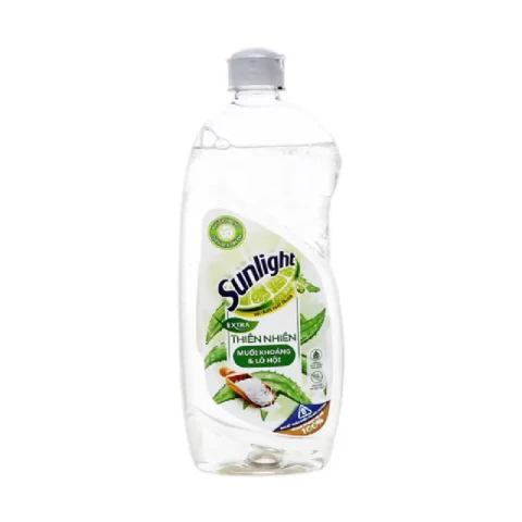 Nước rửa chén Sunlight thiên nhiên lô hội chai 750g