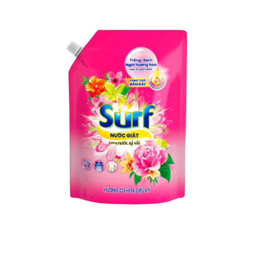 Nước giặt Surf  Hương Cỏ Hoa Diệu Kì túi 2.9Kg