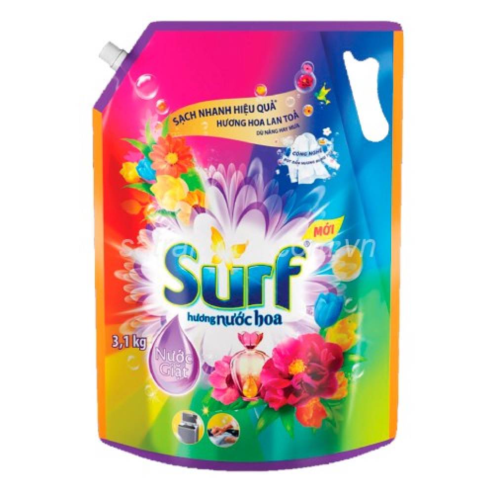 Nước giặt Surf  hương hoa say đắm túi  3.1kg