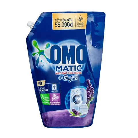Nước giặt Omo CửaTrước hương Hoa Oải Hương Thư Thái  2.8kg