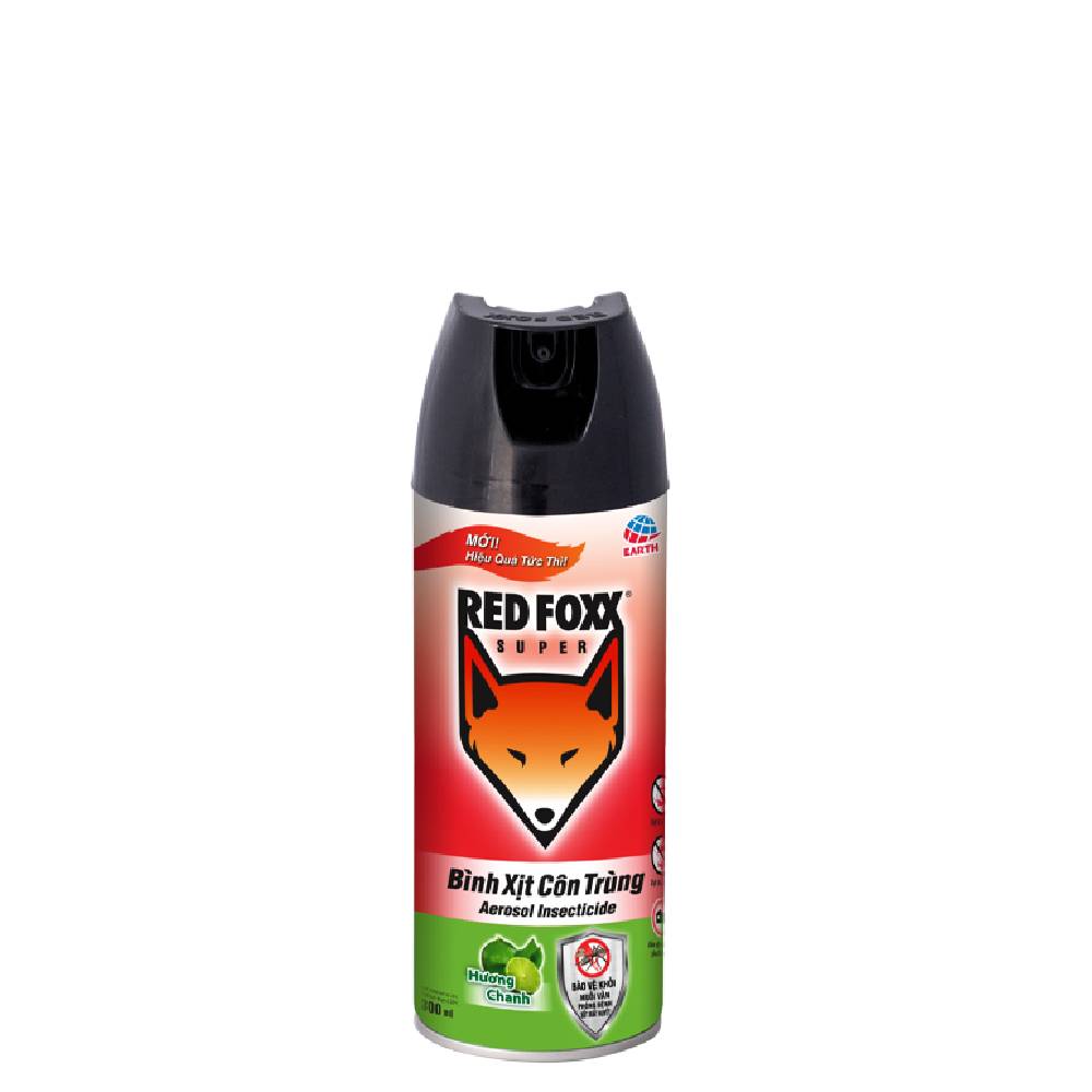 Xịt côn trùng Red Foxx hương chanh 300ml