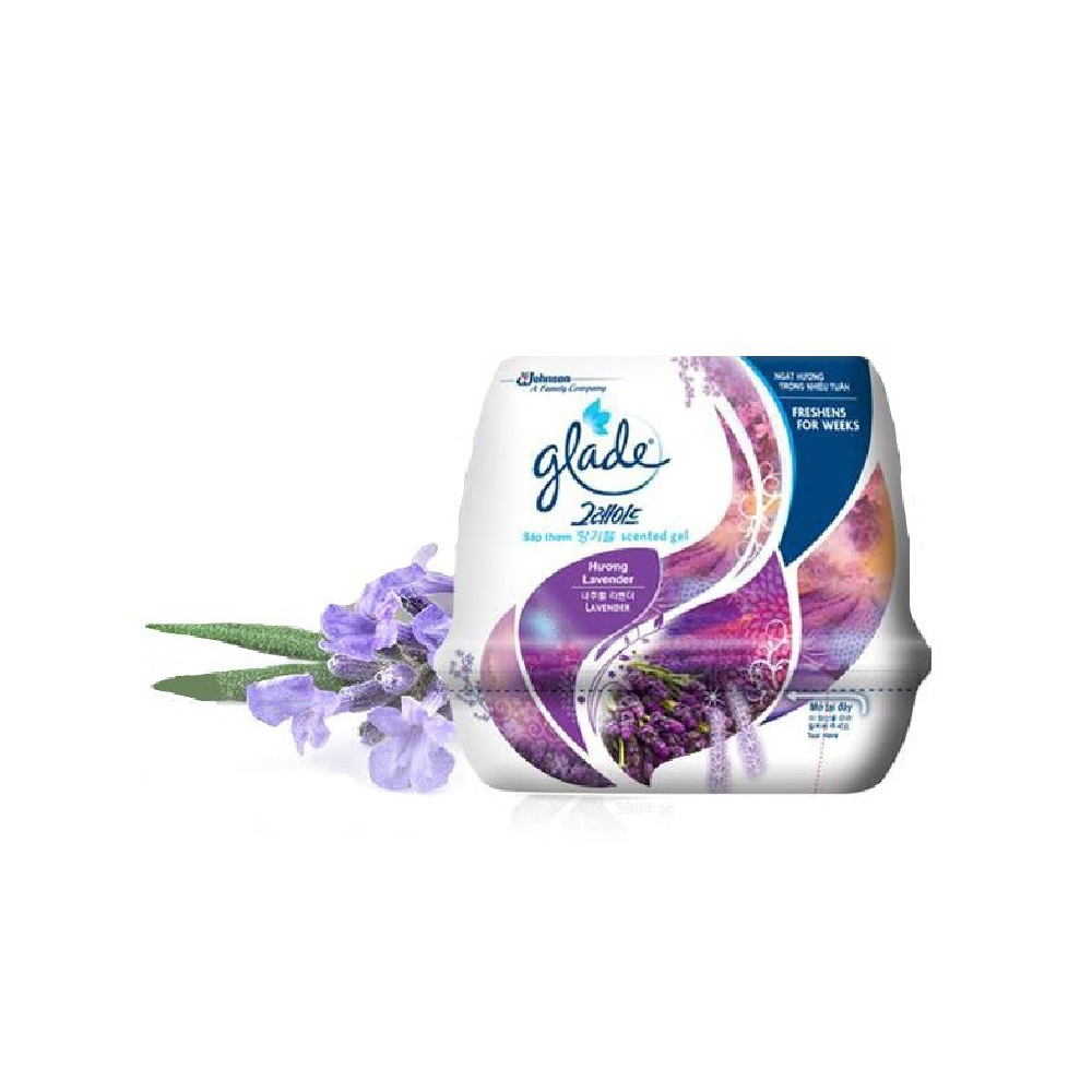 Sáp thơm  Glade hương Lavender (oải hương )x2 hộp 180g