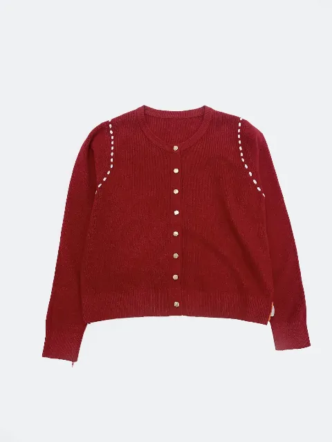 Áo len dài tay cổ tròn form to nữ sinh viên teen P277455