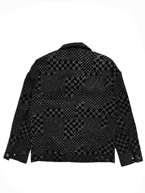 Áo khoác da nam 779 đen size 3XL . S16