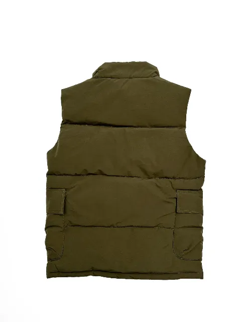 Áo khoác phao nam gile 905 rêu size XL . S16