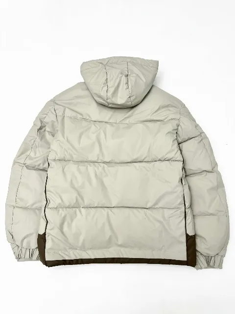 Áo khoác phao nam 9813 kem  size 3XL . S16