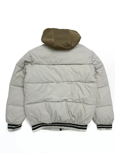Áo khoác phao nam 9823 be size XL . S16